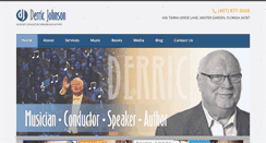 Desktop Screenshot of derricjohnson.com